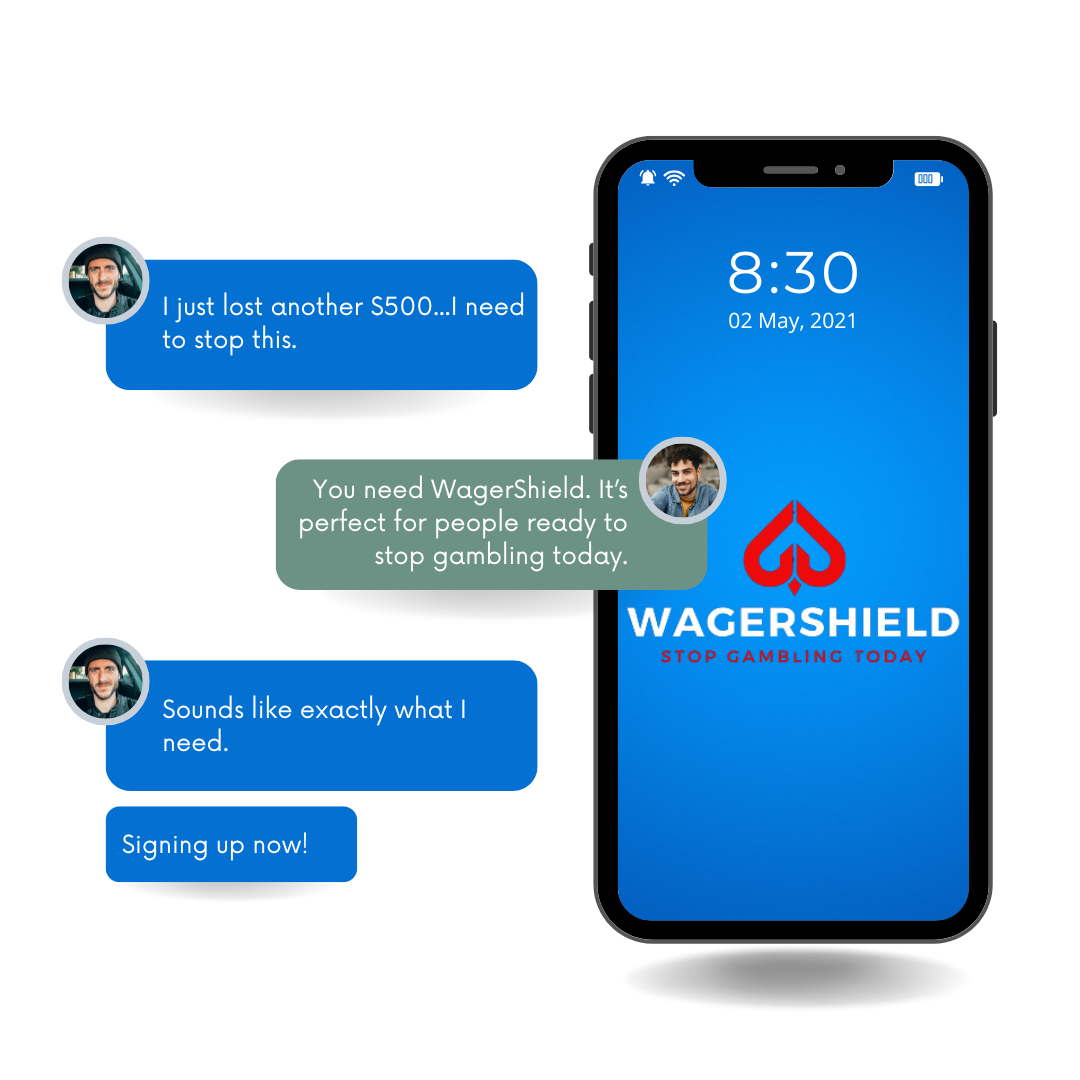 Blue and White Modern Message Conversation Instagram Post